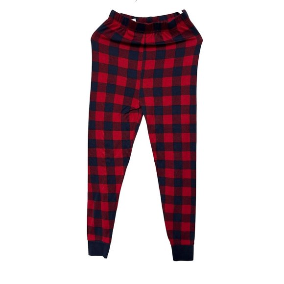 Dear Forms Cozy Comfort little bear red plaid pajama set boys L 10/12 1599 - Picture 7 of 9